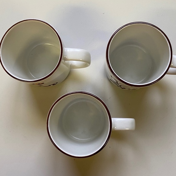 Vintage Stoneware Mug with Floral 70s Design Set - Picture 3 of 7